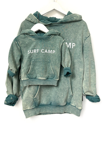 Adult Surf Camp Hoodie - Green Wash