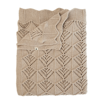 Knitted Blanket - Wavy