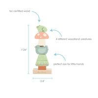 Woodland Wooden Stacking Toy