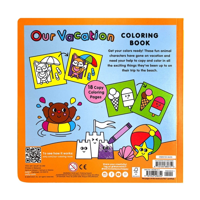 Our Vacation Copy Coloring Book