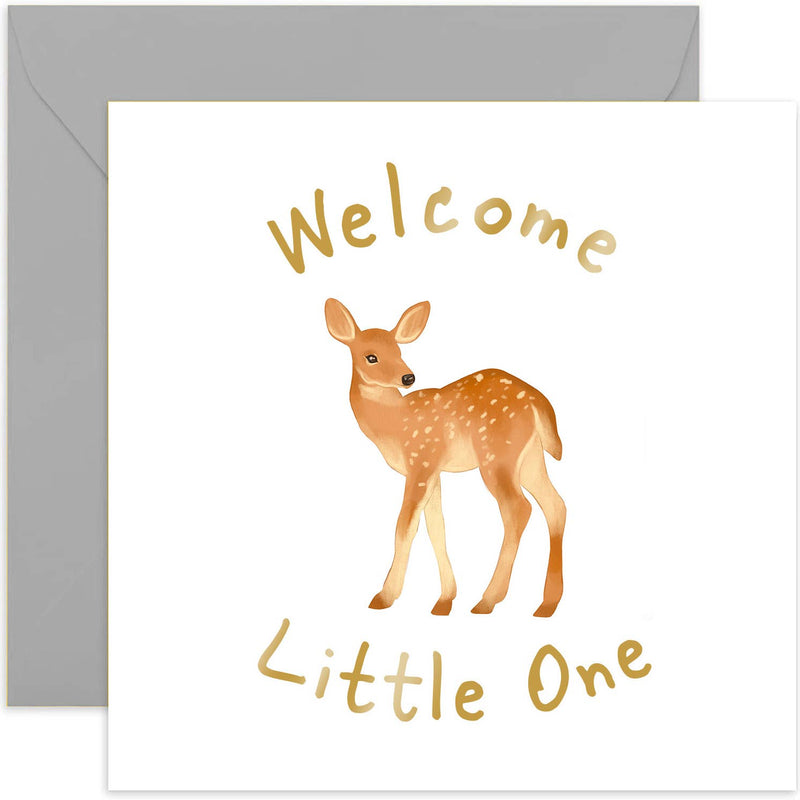 Welcome Little One Deer - New Baby Card