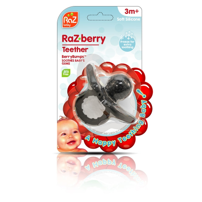 Razberry Silicone Teether