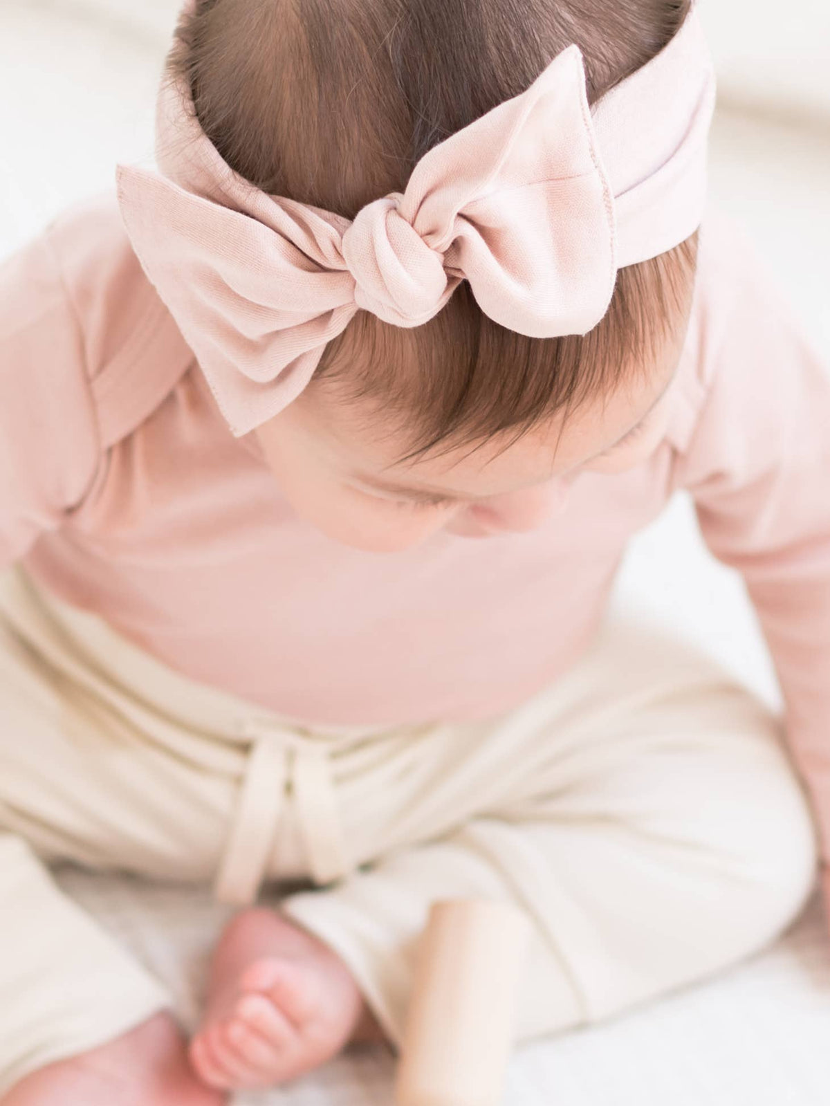 Organic Baby Knot Bow Wraps