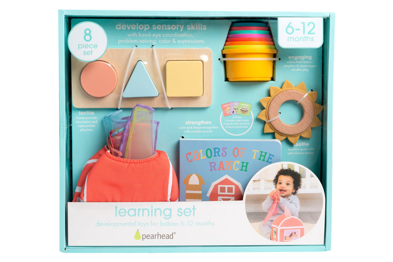 Learning Kit for Babies 6-12 Months, Montessori Learning Kit