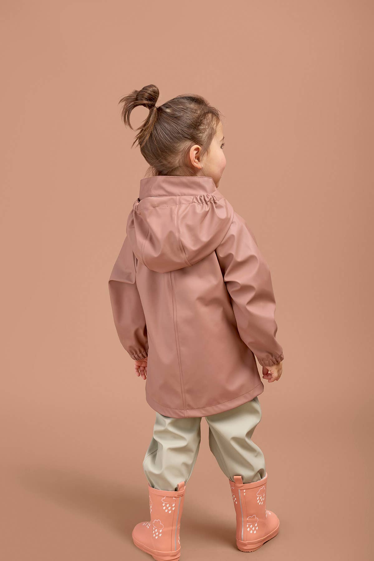 Rose Kids Waterproof Rain Jacket