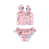 Girl's Two-Piece Tankini Swimsuit-Butterfly Garden