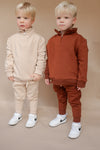 Cascade Quarter Zip Sweatshirt | Kids | Mushroom