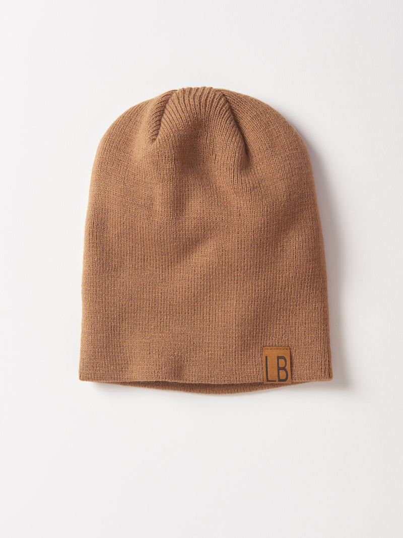 Knit Beanie - Carmel