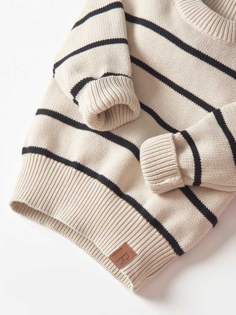 Knit Sweater - Pinstripe