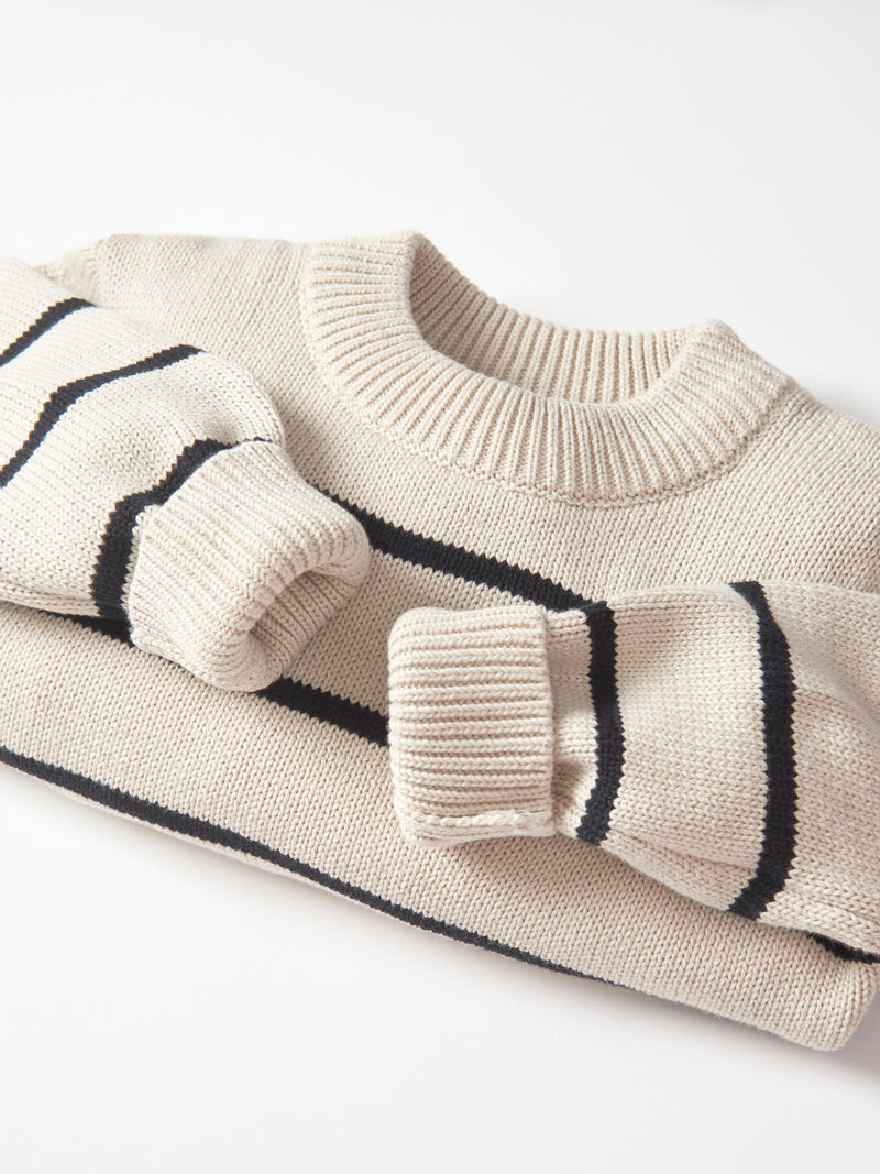 Knit Sweater - Pinstripe