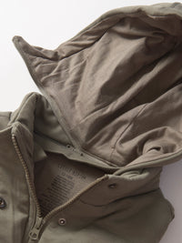 Hooded Puffer Vest - Army Green