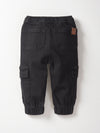 Cargo Denim Jogger - Black Wash