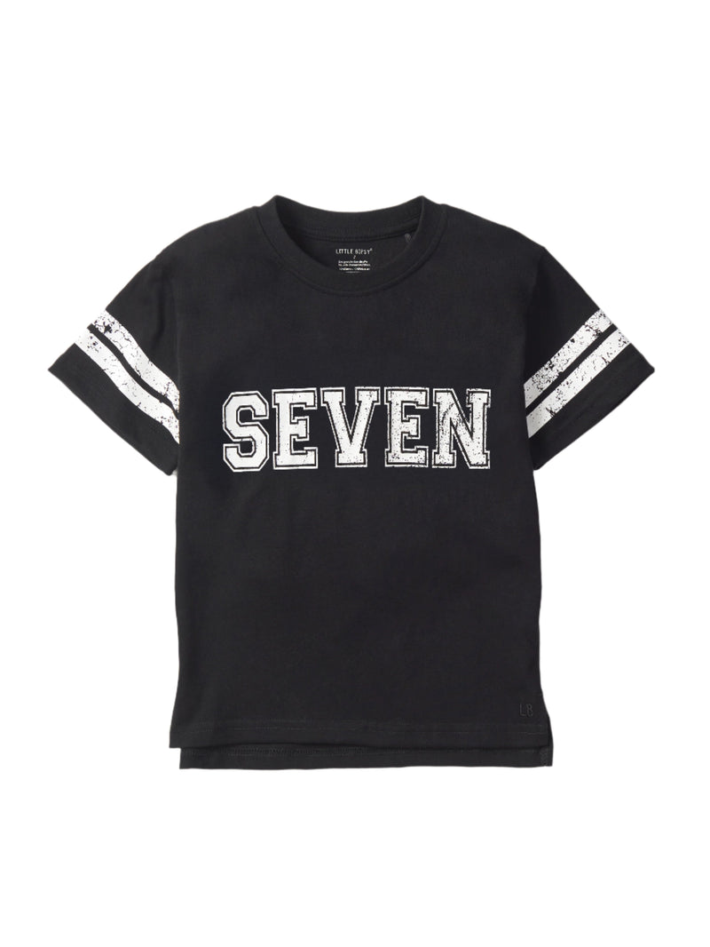 Varsity B-Day Elevated Tees - Black