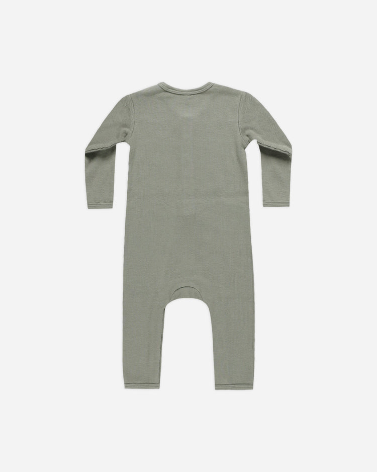 RIBBED BABY JUMPSUIT || BASIL