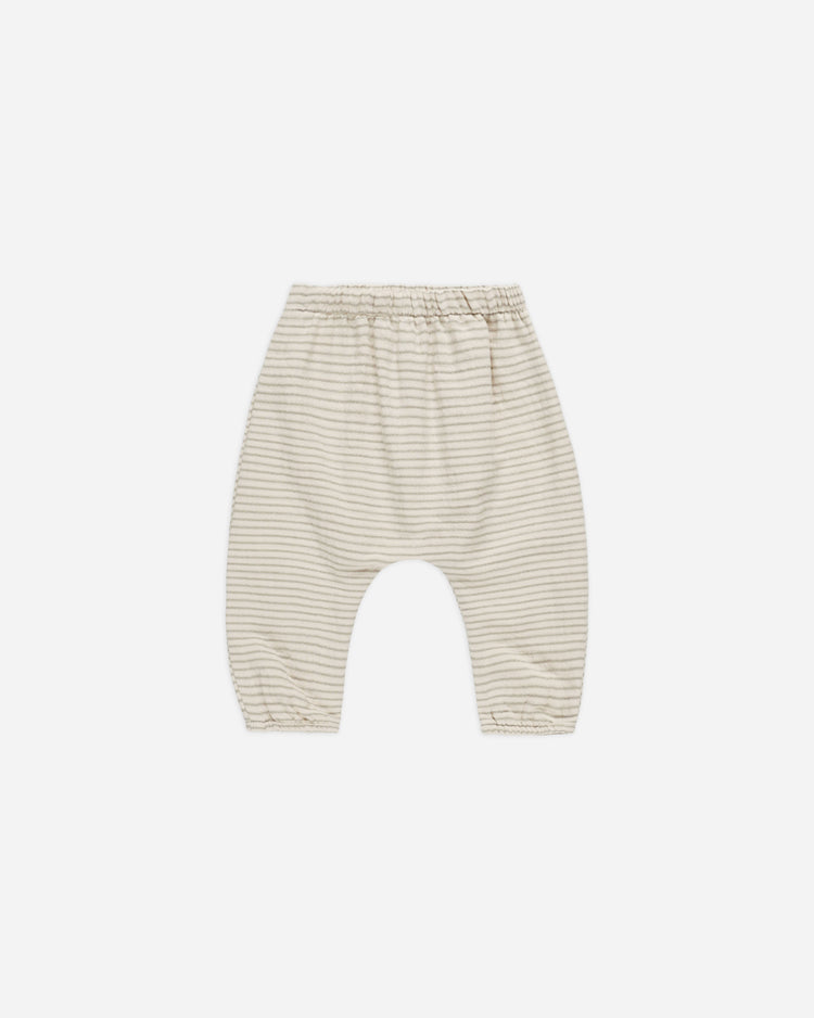 WOVEN PANT || BASIL STRIPE