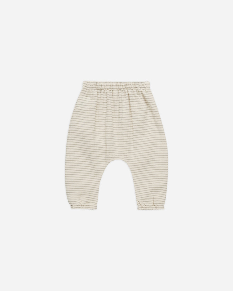 WOVEN PANT || BASIL STRIPE