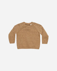 KNIT SWEATER || SPECKLED GOLDEN