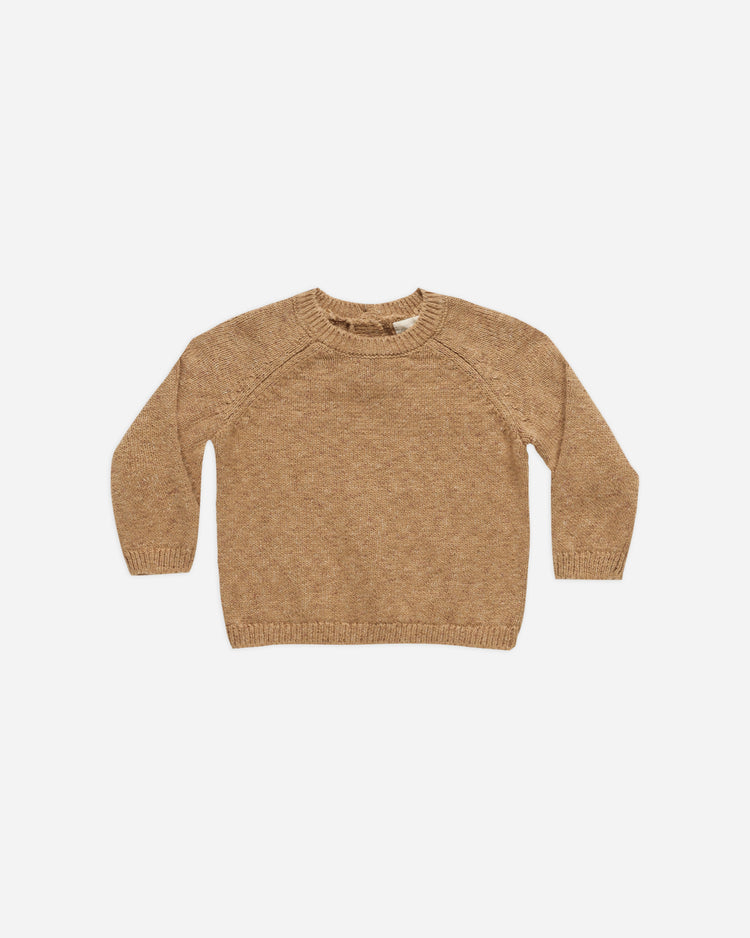 KNIT SWEATER || SPECKLED GOLDEN