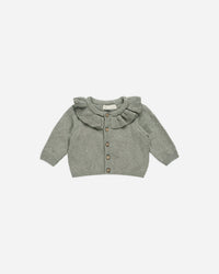 RUFFLE COLLAR CARDIGAN || BASIL