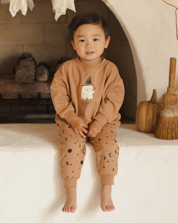 RELAXED FLEECE SWEATSHIRT || BOO