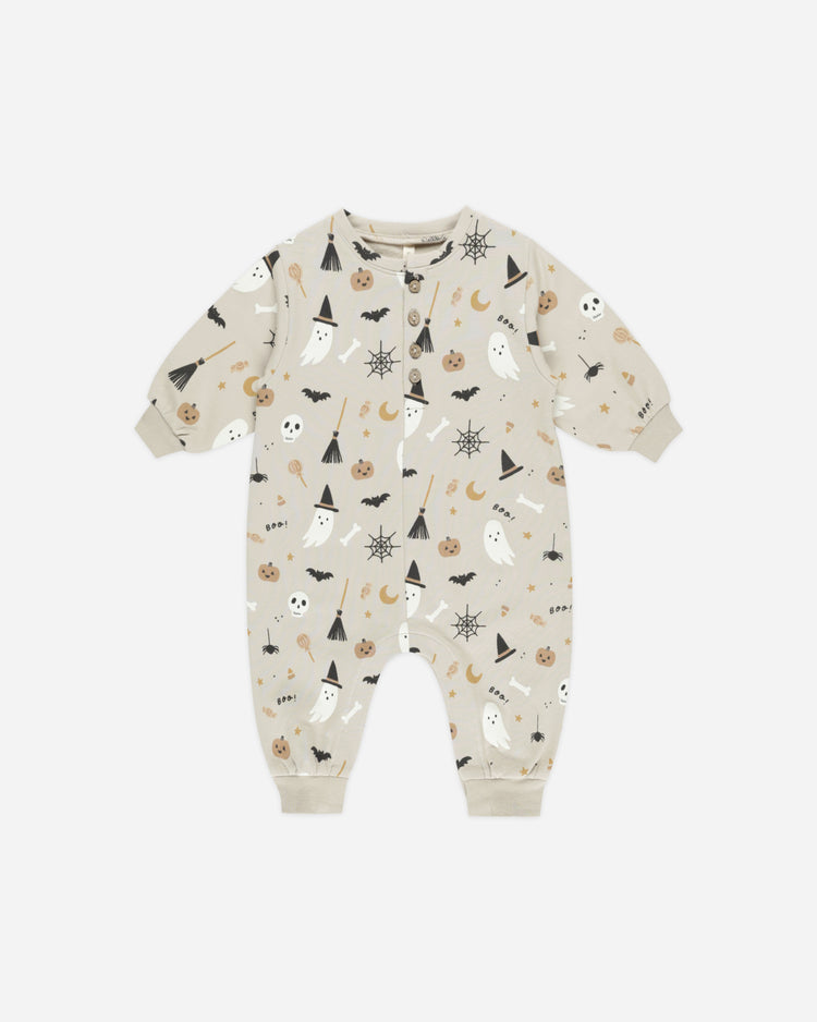 RELAXED FLEECE JUMPSUIT || HALLOWEEN