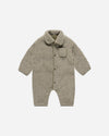 SHEARLING JUMPSUIT || OLIVE