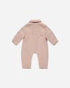SHEARLING JUMPSUIT || BLUSH