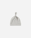 KNOTTED BABY HAT || BLUE MICRO STRIPE