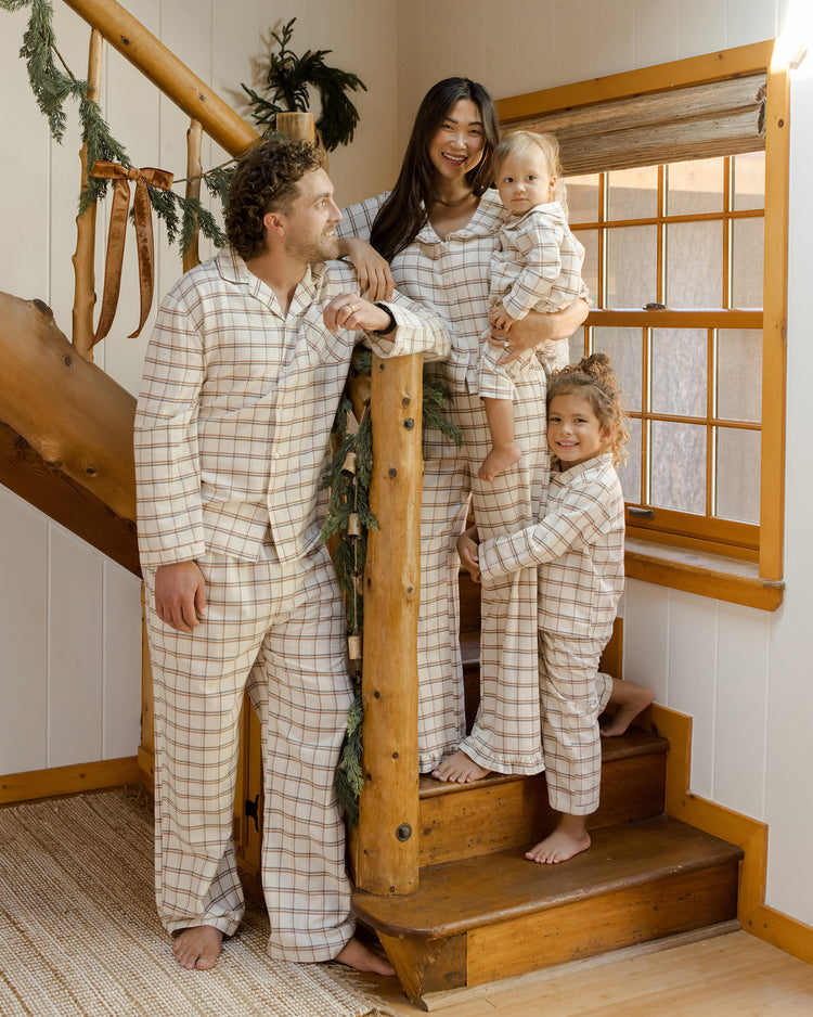 RUFFLE PAJAMAS | HOLIDAY PLAID