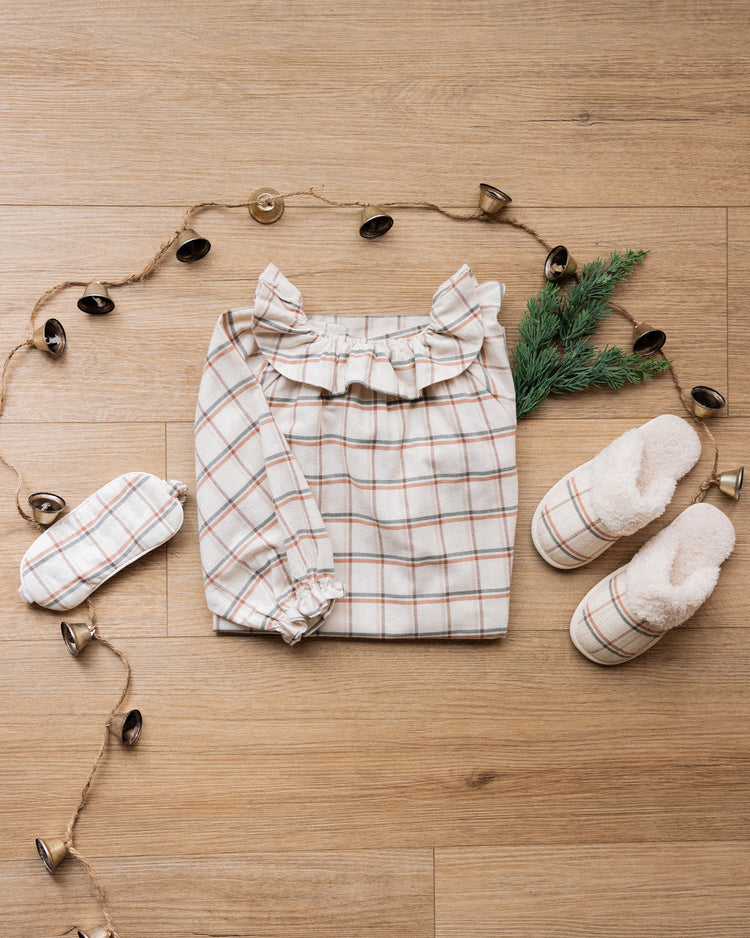 GIRL'S NIGHTGOWN || HOLIDAY PLAID