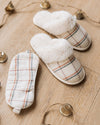 Slippers || Holiday Plaid