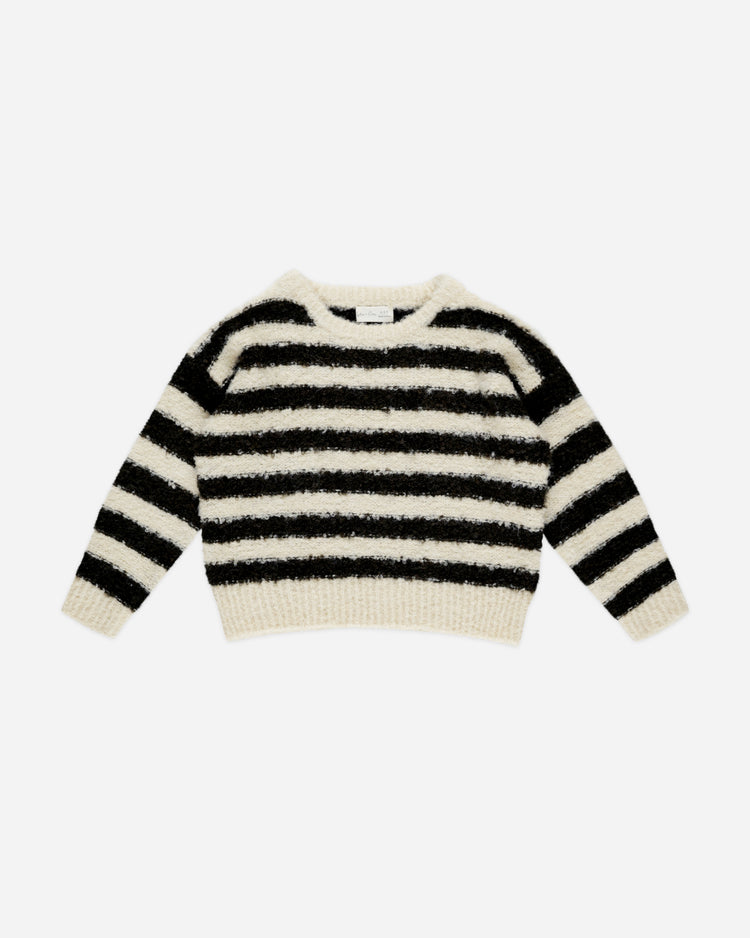 ASPEN SWEATER || FUZZY STRIPE