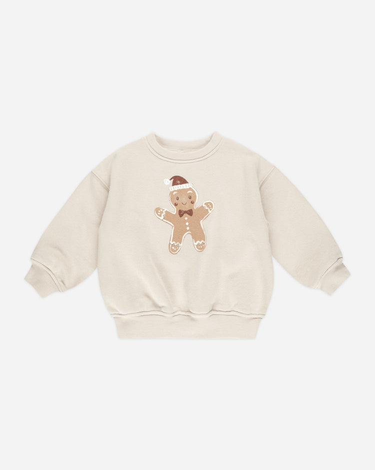 RELAXED SWEATSHIRT || GINGERBREAD