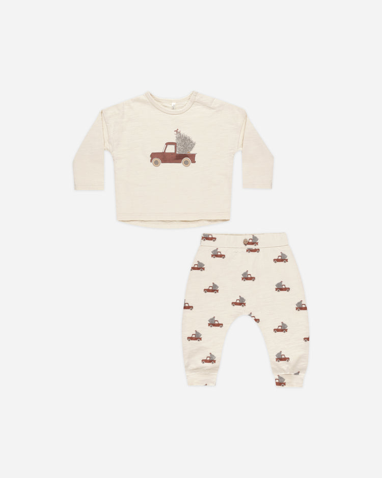 LONG SLEEVE TEE + PANT SET || TRUCKS