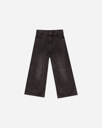 STRAIGHT LEG PANT || WASHED BLACK