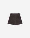 DENVER MINI SKIRT || WASHED BLACK