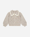 ALICE SWEATER || HEATHERED SAND