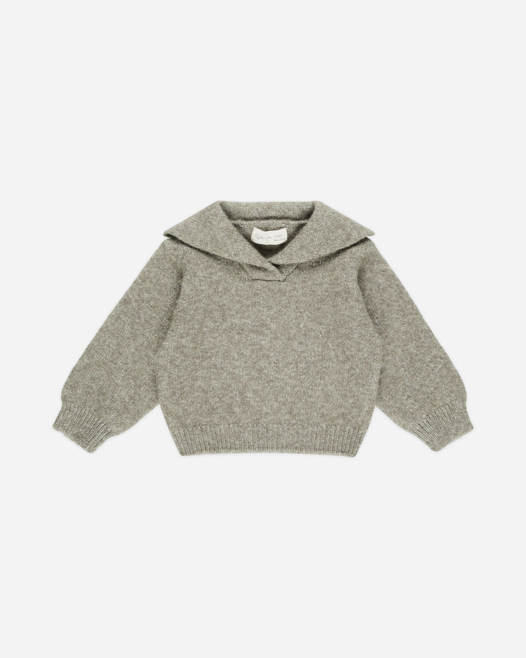 CASH PULLOVER || HEATHERED LAUREL