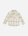 COLLARED LONG SLEEVE SHIRT || RUSTIC PLAID