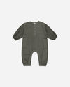 RELAXED CORDUROY JUMPSUIT || FOREST