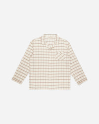 MEN'S PAJAMA TOP | HOLIDAY PLAID