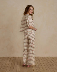 RUFFLE PAJAMAS | HOLIDAY PLAID