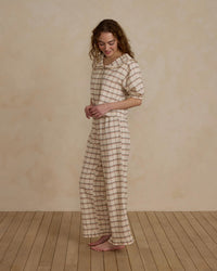 RUFFLE PAJAMAS | HOLIDAY PLAID