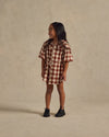 Olive Dress - Ruby Plaid