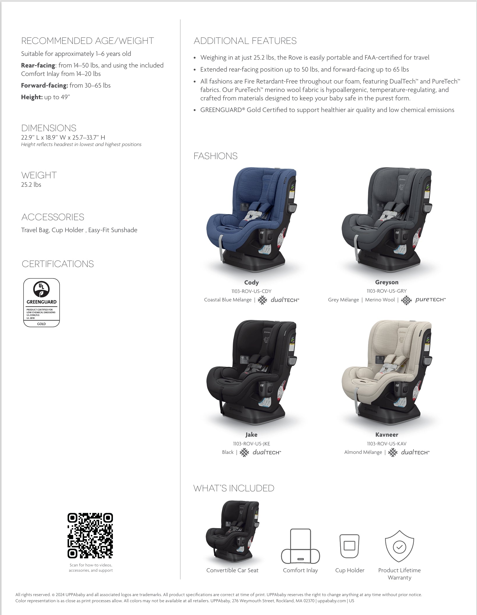 Rove Convertible Car Seat