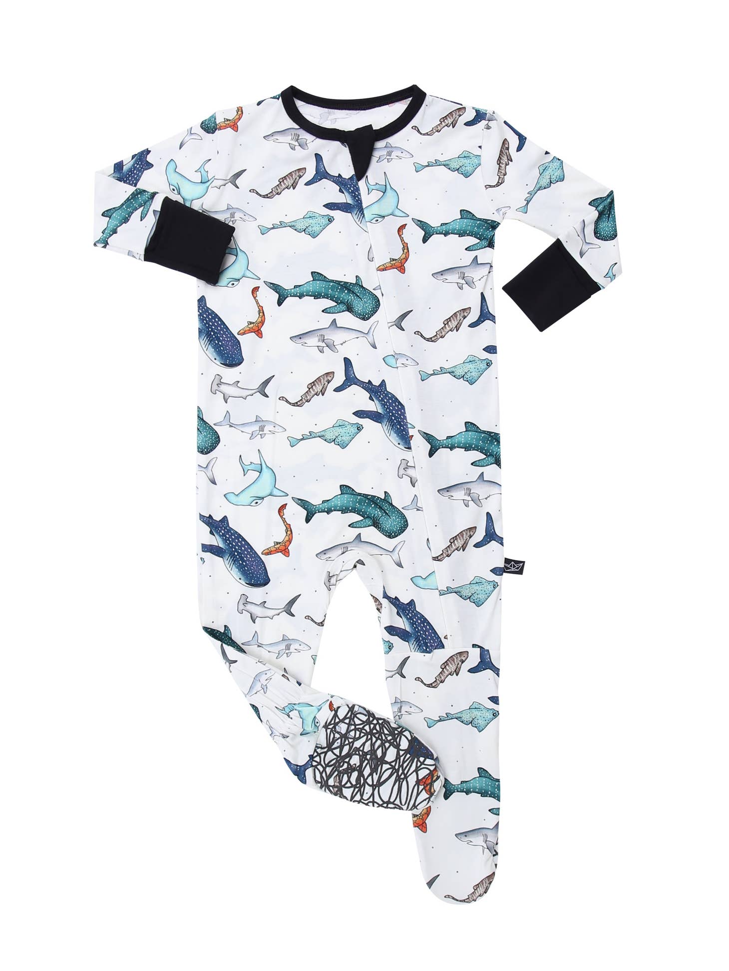 Dive into Comfort: Baby Shark Bamboo Pajamas Collection