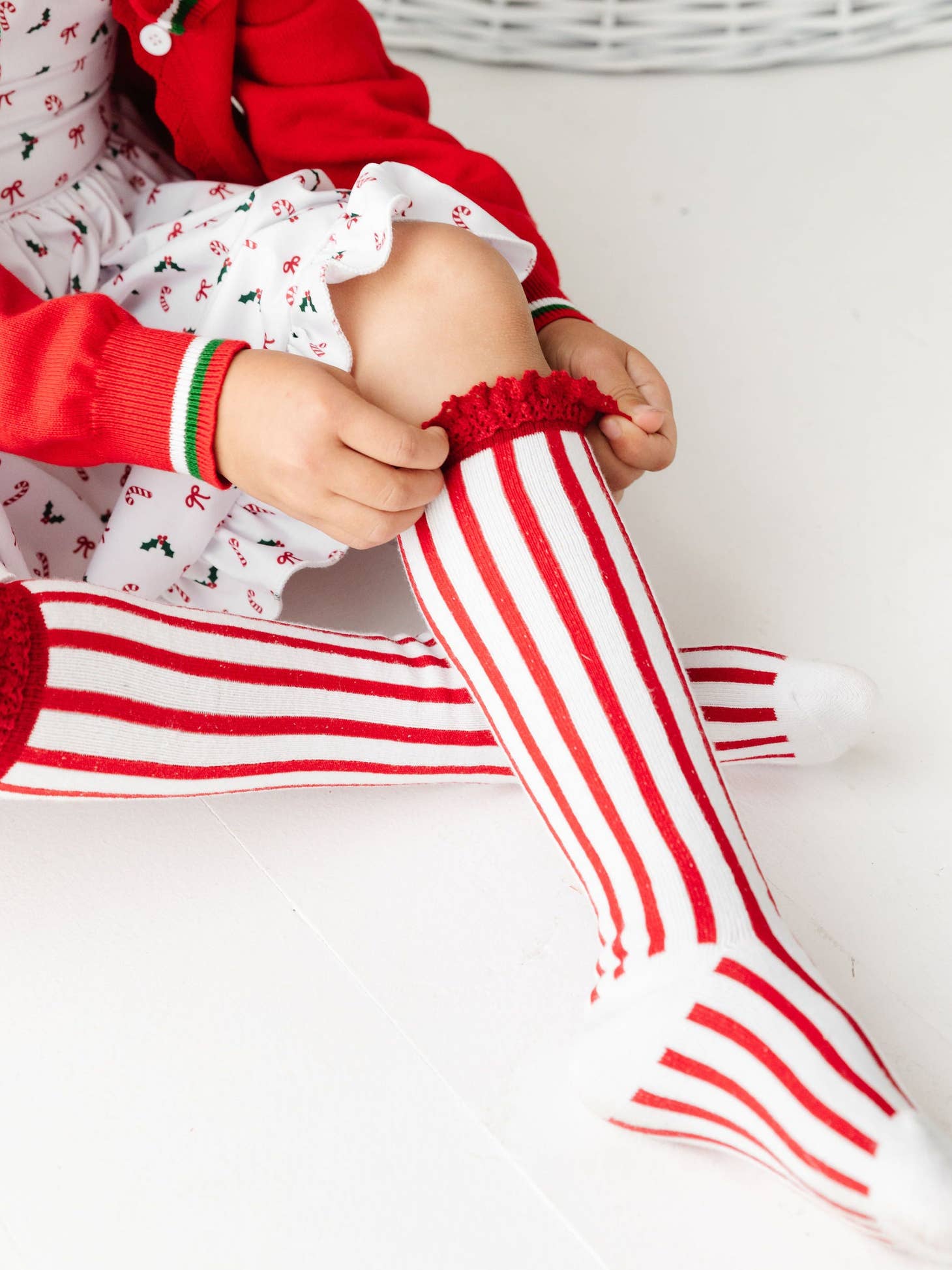Classic Christmas Knee High Socks 3-Pack