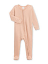 Organic Baby Peyton Zipper Sleeper - Blush