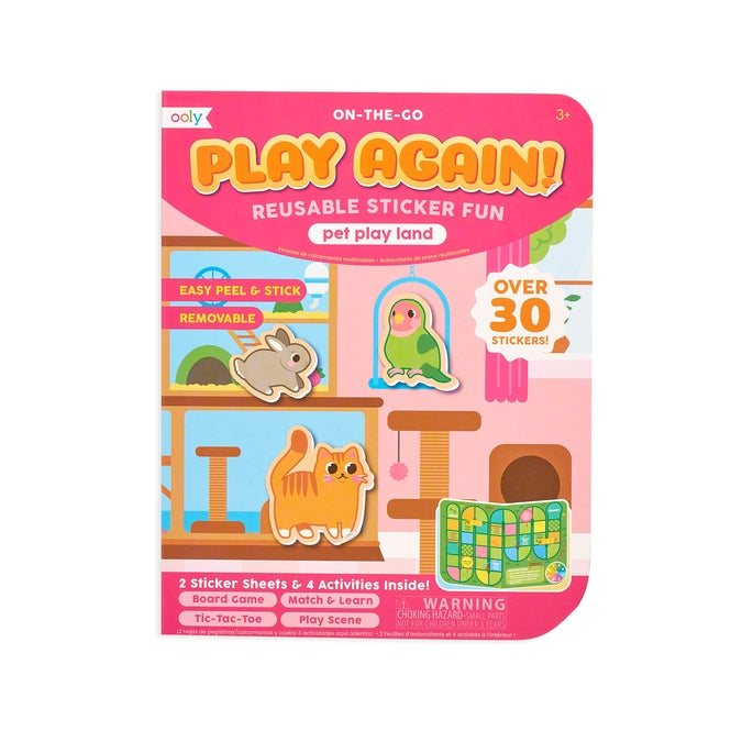 Play Again! Mini On-The-Go Activity Kit - Pet Play Land