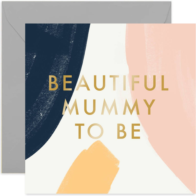 Beautiful Mummy To Be Brush Card